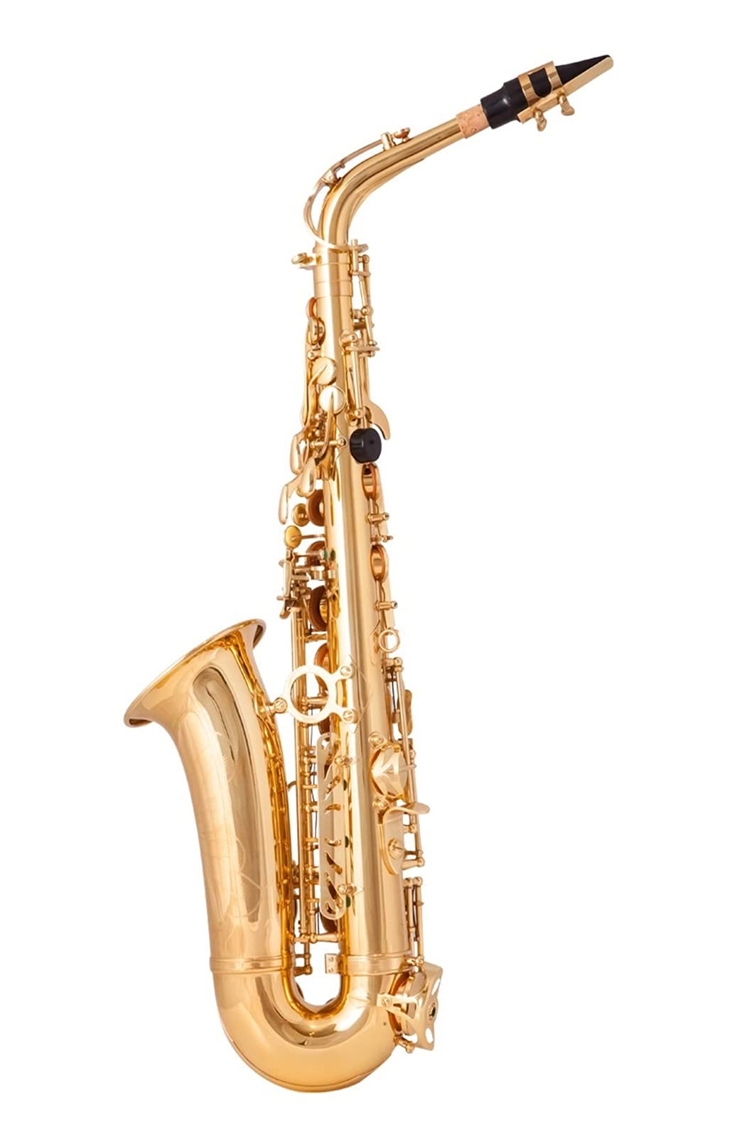 Amazon.com - EB Alto Saxophone Brass Gold Lacquer Music Instrument